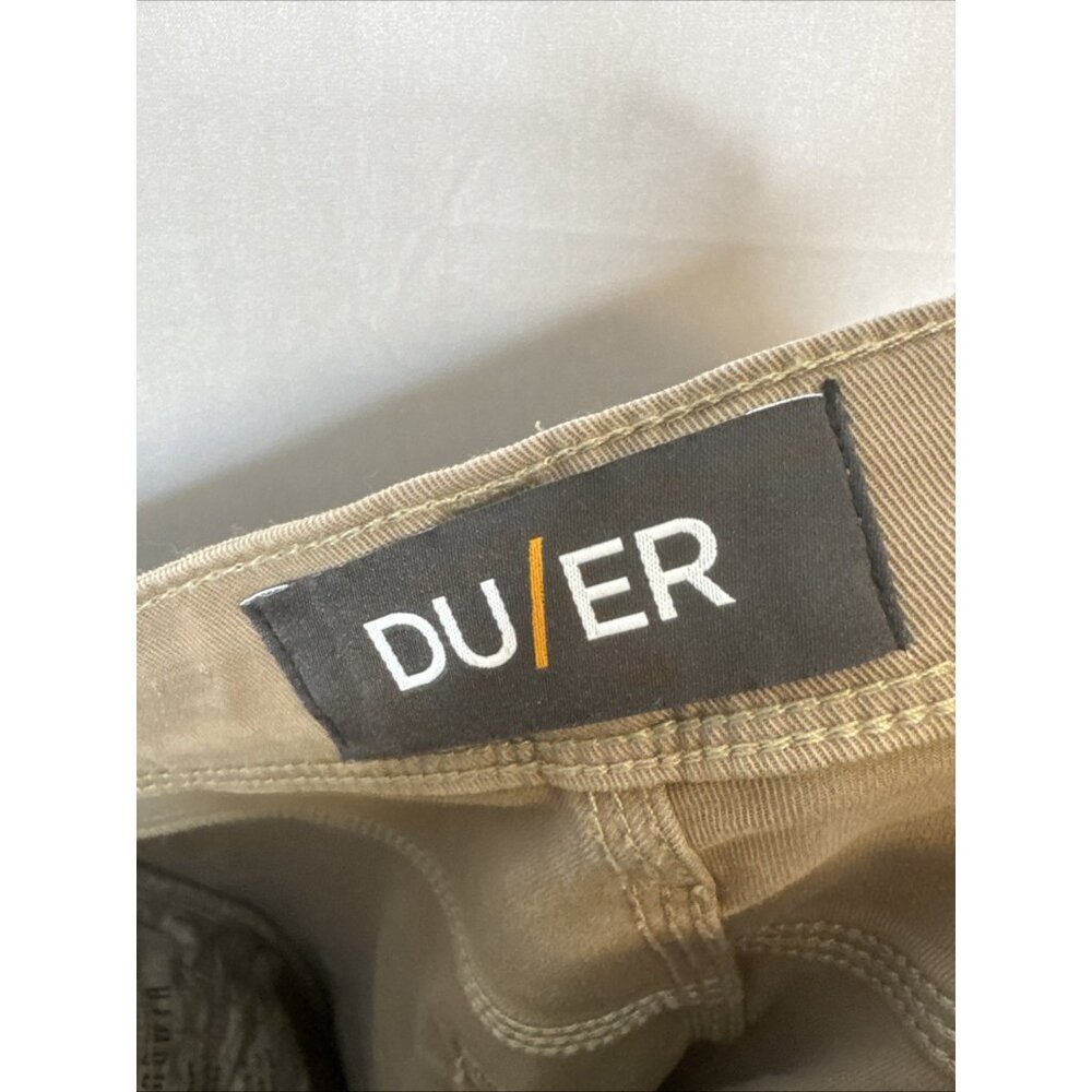 DU/ER Duer T2X Slim‎ Fit Stretch Pants Men’s 30x32 Khaki Performance - Picture 6 of 10